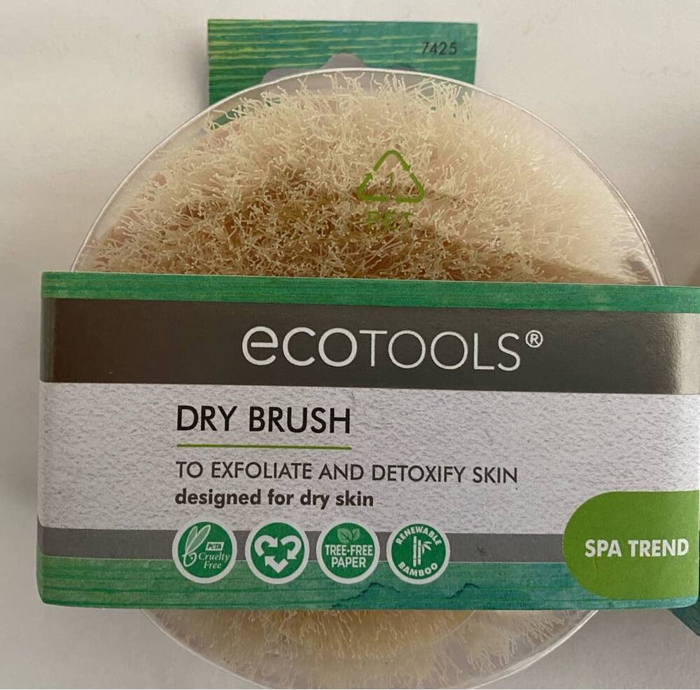 EcoTools Dry Brush To Exfoliate and detoxify Made for dry skin Lot of 2